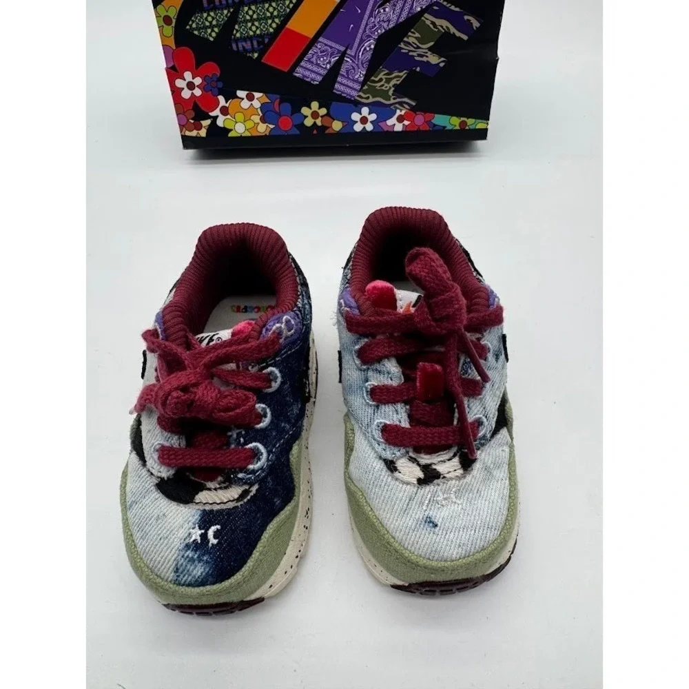 Nike Air Max 1 TD x Concepts Mellow Denim Patchwork Sneakers DR2363-400 Size 4C